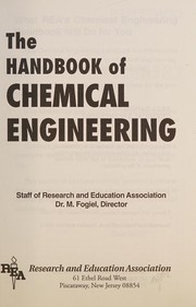 Cover of: The handbook of chemical engineering