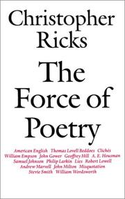The force of poetry