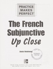 Cover of: The French subjunctive up close
