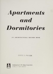 Apartments and dormitories
