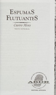 Cover of: Espumas Flutuantes