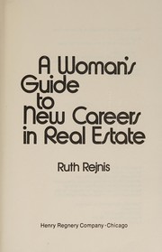 Cover of: A woman's guide to new careers in real estate