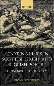 Starting lines in Scottish, Irish and English poetry : from Burns to Heaney