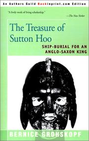 Cover of: The Treasure of Sutton Hoo by Bernice Grohskopf