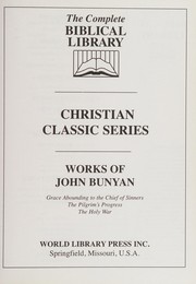 Cover of: The works of John Bunyan. by John Bunyan