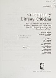CLC Volume 94 Contemporary Literary Criticism by E.X. Giroux
