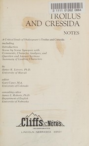 Cover of: Troilus and Cressida: notes.