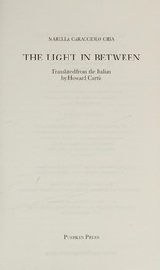 Cover of: The light in between