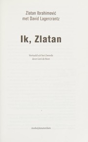 Ik, Zlatan by Zlatan Ibrahimović