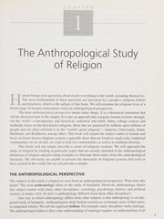 The anthropology of religion, magic, and witchcraft by Rebecca L. Stein