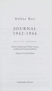 Journal, 1942-1944 by Hélène Berr