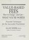 Cover of: Value-based fees