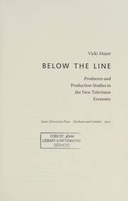 Below the line by Vicki Mayer