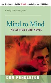 Cover of: Mind to Mind: An Ashton Ford Novel (Ashton Ford)