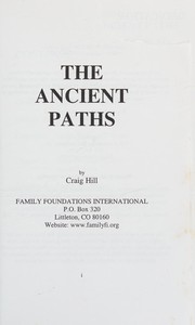 Cover of: The ancient paths