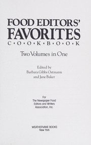 Cover of: Food editors' favorites cookbook