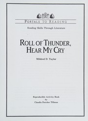 Roll of thunder, hear my cry by Claudia Dutcher Tillman
