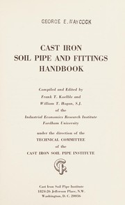 Cover of: Cast iron soil pipe and fittings handbook
