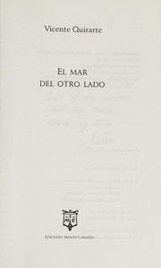 Cover of: El mar del otro lado