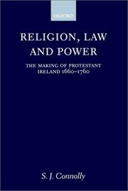 Religion, law, and power by S. J. Connolly