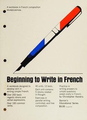 Cover of: Beginning to Write in Spanish: A Workbook in Spanish Composition