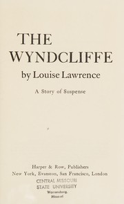 Cover of: The Wyndcliffe: a story of suspense