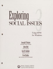 Cover of: Exploring social issues: using SPSS for Windows