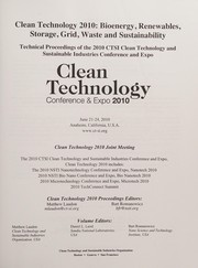 Cover of: Nanotechnology 2010