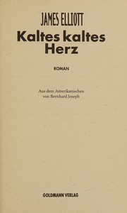 Cover of: Kaltes kaltes Herz: Roman