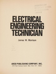 Cover of: Electrical engineering technician