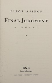 Cover of: Final judgment by Eliot Asinof