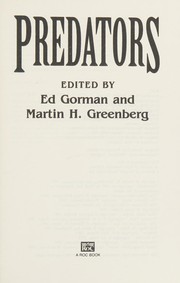 Cover of: Predators by edited by Ed Gorman and Martin H. Greenberg.