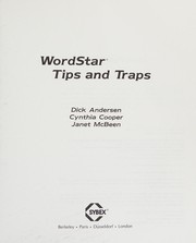 Cover of: WordStar tips and traps