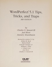 Cover of: WordPerfect 5.1 tips, tricks, and traps