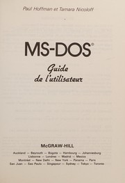 Cover of: MS-DOS: guide de l'utilisateur