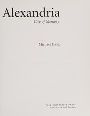 Cover of: Alexandria: city of memory