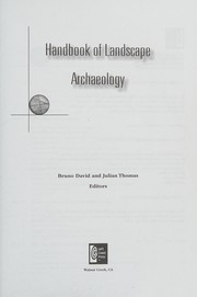 Cover of: Handbook of Landscape Archaeology (World Archaeological Congress Research Handbooks)