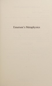 Emerson's Metaphysics by Joseph Urbas