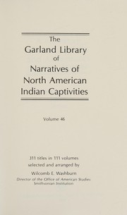 Cover of: A narrative of the captivity and adventures of John Tanner