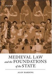 Medieval law and the foundations of the state