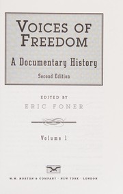 Cover of: Voices of Freedom, Volume 1