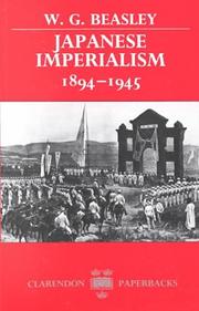 Cover of: Japanese Imperialism 1894-1945