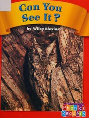 Cover of: Can you see it?