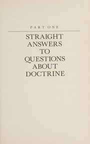 Cover of: Straight answers to tough questions