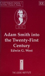 Cover of: Adam Smith into the twenty-first century
