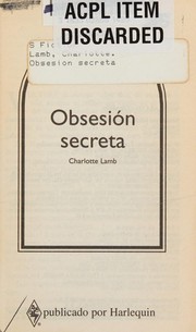 Obsesion Secreta  (Secret Obsession) by Arnette Lamb