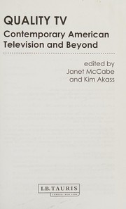 Quality TV by Janet McCabe, Kim Akass