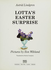 Cover of: Lotta's Easter surprise