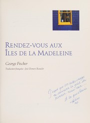 Cover of: Rendez-vous aux Îles de la Madeleine