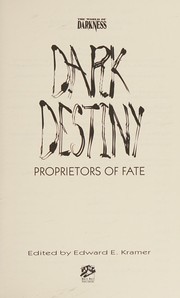 Cover of: Dark Destiny II :: Proprietors of Fate